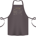 US National Parks Hiking Trekking Walking Cotton Apron 100% Organic Dark Grey