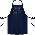 US National Parks Hiking Trekking Walking Cotton Apron 100% Organic Navy Blue
