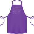 US National Parks Hiking Trekking Walking Cotton Apron 100% Organic Purple