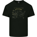 US National Parks Hiking Trekking Walking Kids T-Shirt Childrens Black
