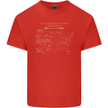 US National Parks Hiking Trekking Walking Kids T-Shirt Childrens Red