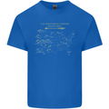 US National Parks Hiking Trekking Walking Kids T-Shirt Childrens Royal Blue
