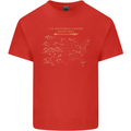 US National Parks Hiking Trekking Walking Mens Cotton T-Shirt Tee Top Red