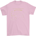 US National Parks Hiking Trekking Walking Mens T-Shirt Cotton Gildan Light Pink
