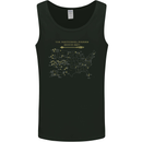 US National Parks Hiking Trekking Walking Mens Vest Tank Top Black