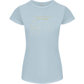 US National Parks Hiking Trekking Walking Womens Petite Cut T-Shirt Light Blue