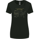 US National Parks Hiking Trekking Walking Womens Wider Cut T-Shirt Black