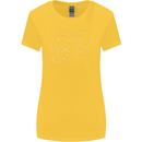 US National Parks Hiking Trekking Walking Womens Wider Cut T-Shirt Yellow