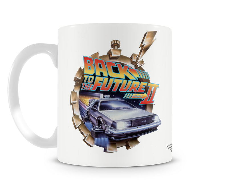 Back to the future part II white film coffee mug cup