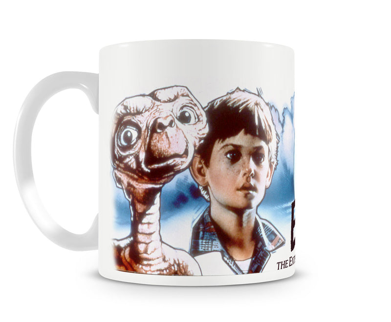 E.T extra terrestrial film white coffee mug cup