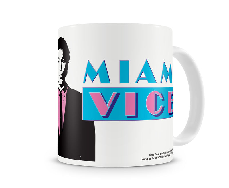 Miami Vice tv series white coffee mug cup