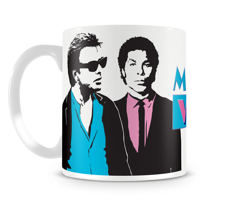 Miami Vice tv series white coffee mug cup