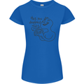 U Dropped Your Brain Sarcastic Dumb Stupid Womens Petite Cut T-Shirt Royal Blue