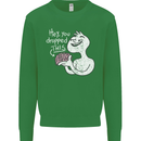 U Dropped Your Brain Sarcastic Stupid Dumb Kids Sweatshirt Jumper Irish Green