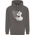 U Dropped Your Brain Sarcastic Stupid Dumb Mens 80% Cotton Hoodie Charcoal