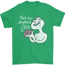 U Dropped Your Brain Sarcastic Stupid Dumb Mens T-Shirt 100% Cotton Irish Green