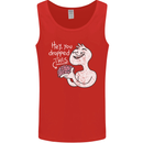U Dropped Your Brain Sarcastic Stupid Dumb Mens Vest Tank Top Red