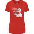 U Dropped Your Brain Sarcastic Stupid Dumb Womens Wider Cut T-Shirt Red