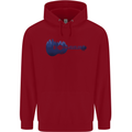 Ukulele Forest Guitar Music Guitarist Childrens Kids Hoodie Red