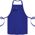 Ukulele Forest Guitar Music Guitarist Cotton Apron 100% Organic Royal Blue