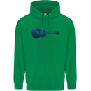 Ukulele Forest Guitar Music Guitarist Mens 80% Cotton Hoodie Irish Green