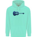 Ukulele Forest Guitar Music Guitarist Mens 80% Cotton Hoodie Peppermint