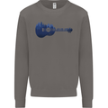 Ukulele Forest Guitar Music Guitarist Mens Sweatshirt Jumper Charcoal