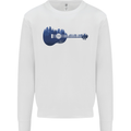 Ukulele Forest Guitar Music Guitarist Mens Sweatshirt Jumper White