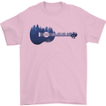 Ukulele Forest Guitar Music Guitarist Mens T-Shirt 100% Cotton Light Pink