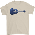 Ukulele Forest Guitar Music Guitarist Mens T-Shirt 100% Cotton Sand