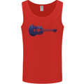 Ukulele Forest Guitar Music Guitarist Mens Vest Tank Top Red