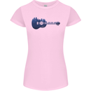 Ukulele Forest Guitar Music Guitarist Womens Petite Cut T-Shirt Light Pink