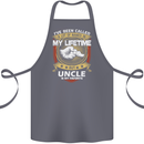 Uncle Is My Favourite Funny Fathers Day Cotton Apron 100% Organic Steel