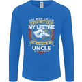 Uncle Is My Favourite Funny Fathers Day Mens Long Sleeve T-Shirt Royal Blue