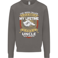 Uncle Is My Favourite Funny Fathers Day Mens Sweatshirt Jumper Charcoal