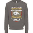Uncle Is My Favourite Funny Fathers Day Mens Sweatshirt Jumper Charcoal