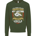 Uncle Is My Favourite Funny Fathers Day Mens Sweatshirt Jumper Forest Green