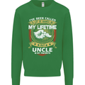 Uncle Is My Favourite Funny Fathers Day Mens Sweatshirt Jumper Irish Green