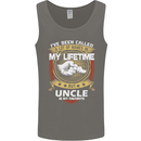 Uncle Is My Favourite Funny Fathers Day Mens Vest Tank Top Charcoal