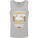Uncle Is My Favourite Funny Fathers Day Mens Vest Tank Top Sports Grey