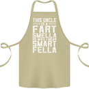 Uncle Is a Fart Smella Funny Fathers Day Cotton Apron 100% Organic Khaki