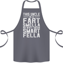 Uncle Is a Fart Smella Funny Fathers Day Cotton Apron 100% Organic Steel