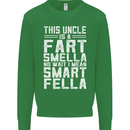 Uncle Is a Fart Smella Funny Fathers Day Mens Sweatshirt Jumper Irish Green