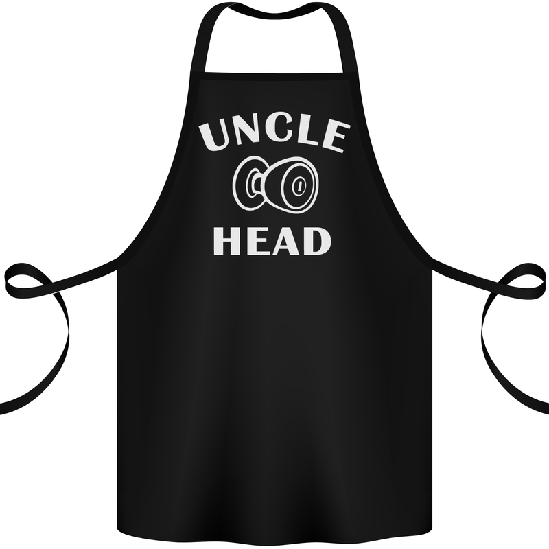 Uncle Knobhead Funny Uncle's Day Nephew Cotton Apron 100% Organic Black