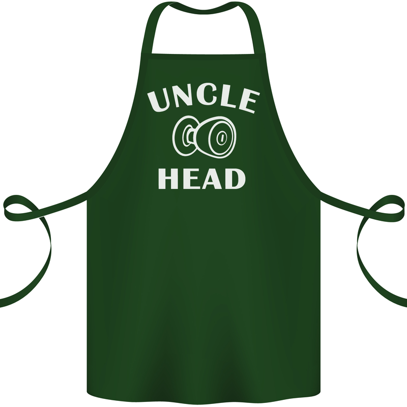 Uncle Knobhead Funny Uncle's Day Nephew Cotton Apron 100% Organic Forest Green