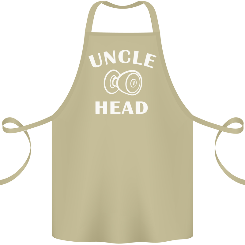 Uncle Knobhead Funny Uncle's Day Nephew Cotton Apron 100% Organic Khaki