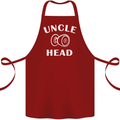 Uncle Knobhead Funny Uncle's Day Nephew Cotton Apron 100% Organic Maroon