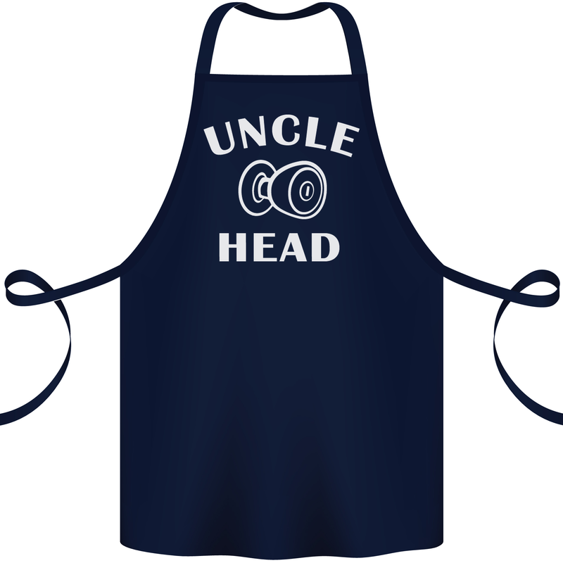 Uncle Knobhead Funny Uncle's Day Nephew Cotton Apron 100% Organic Navy Blue