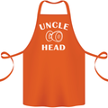 Uncle Knobhead Funny Uncle's Day Nephew Cotton Apron 100% Organic Orange