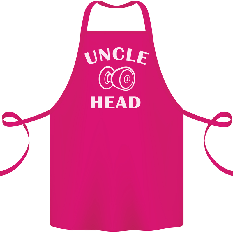 Uncle Knobhead Funny Uncle's Day Nephew Cotton Apron 100% Organic Pink